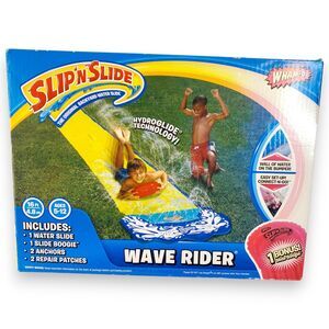 2015 Wham-O Slip 'N Slide Wave Rider 16ft Water Slide Boogie Board NEW Sealed